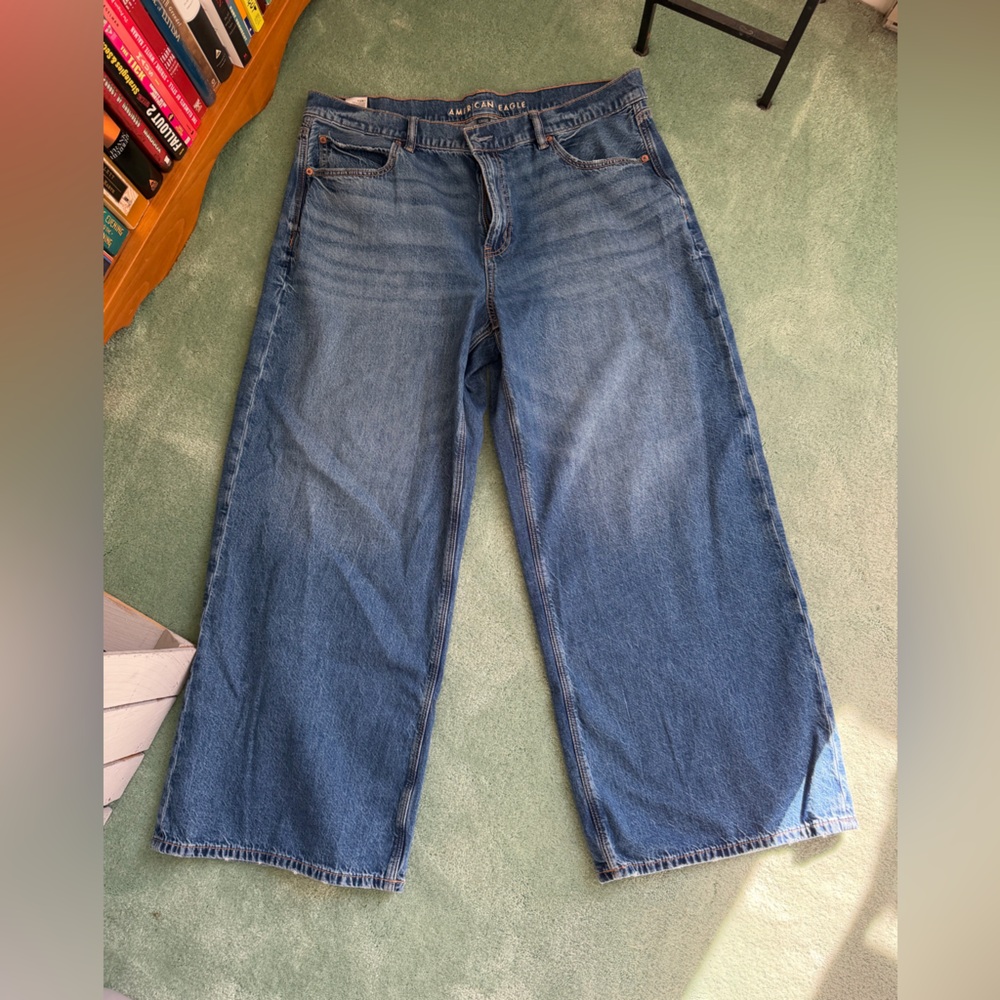 American Eagle Outfitters Relaxed Blue Jeans